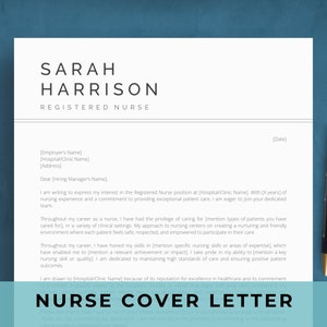 Modelo de Carta de Apresentação de Enfermeiro para Google Docs | Texto de Amostra de Enfermagem | RN, Enfermeiro Viajante, Recém-Graduado, Estudante, Médico, MOA, Assistente Médico