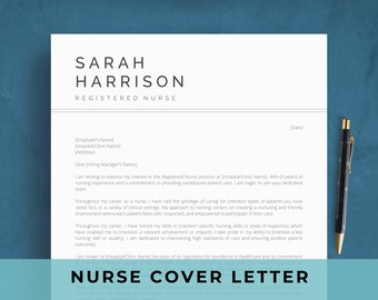 Krankenschwester Anschreiben Vorlage für Google Docs | Still Beispiel Text | RN, Travel Nurse, New Graduate, Studenten, Doktor, MOA, Arzthelferin