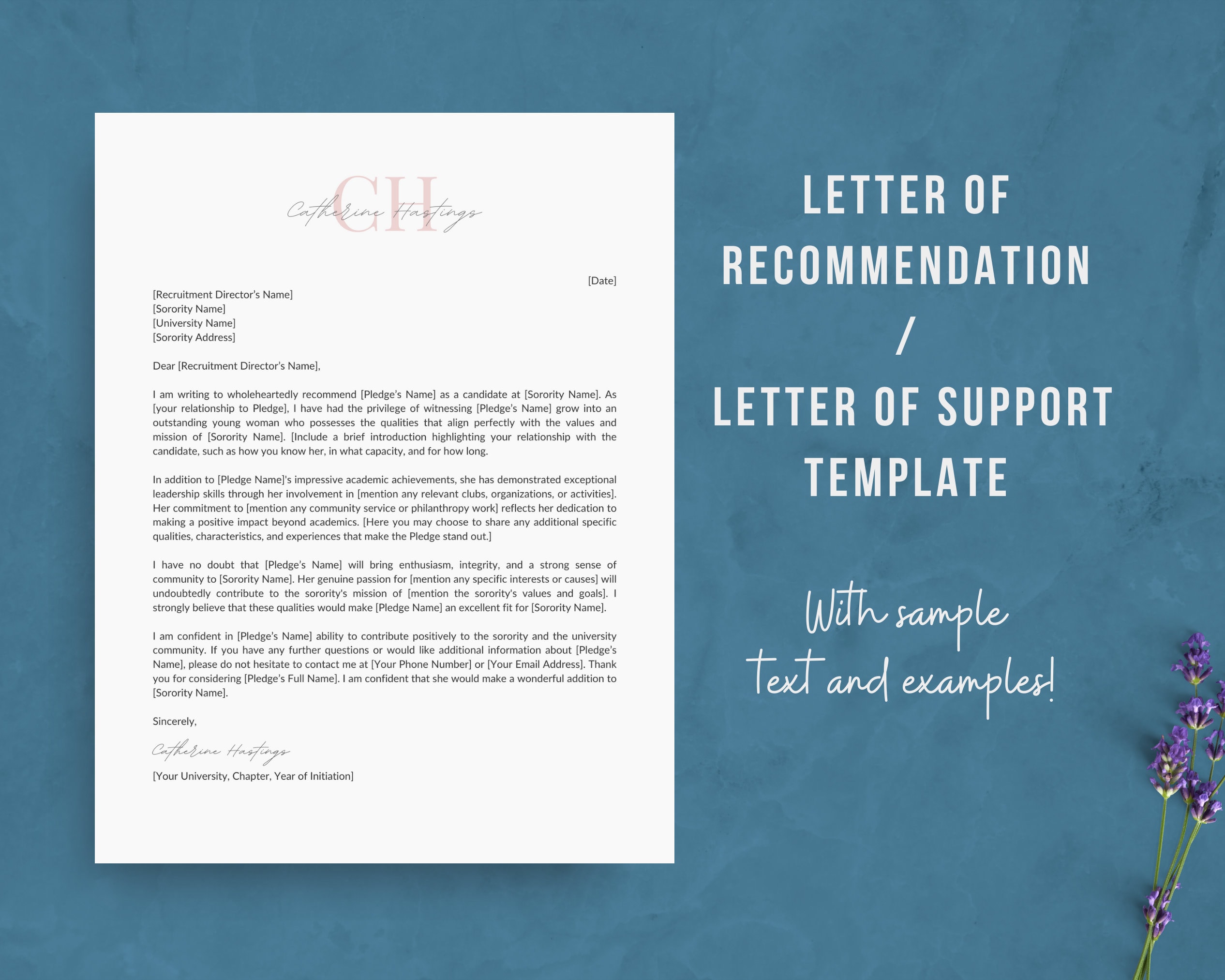 Sorority Recommendation Letter Template Sorority Recruitment Letter Sorority Recommendation Letter Template Sorority Recruitment Letter