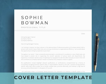 Google Docs Cover Letter Template for Job Application | Sample Resume ...