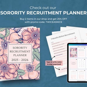 Blue Green Sorority Resume Template | Editable Rush Resume Template | Sorority Recruitment College Social Resume + Cover Letter | Canva image 10