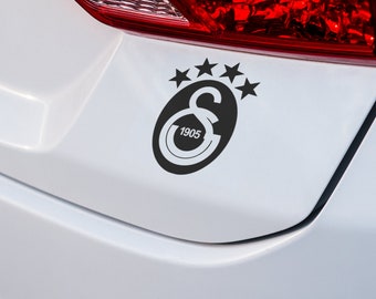 Autoaufkleber Galatasaray | Autosticker für Heckscheibe, Windschutzscheibe | Geschenkideen für Geschenk