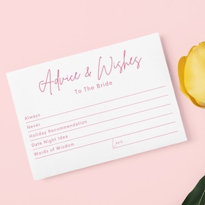 Anleitung für die Brautkarten in Verschiedenen Farben - Teile der Braut alles Gute mit. Hinweise & Wünsche für die Braut. Brautparty Spielkarten.
