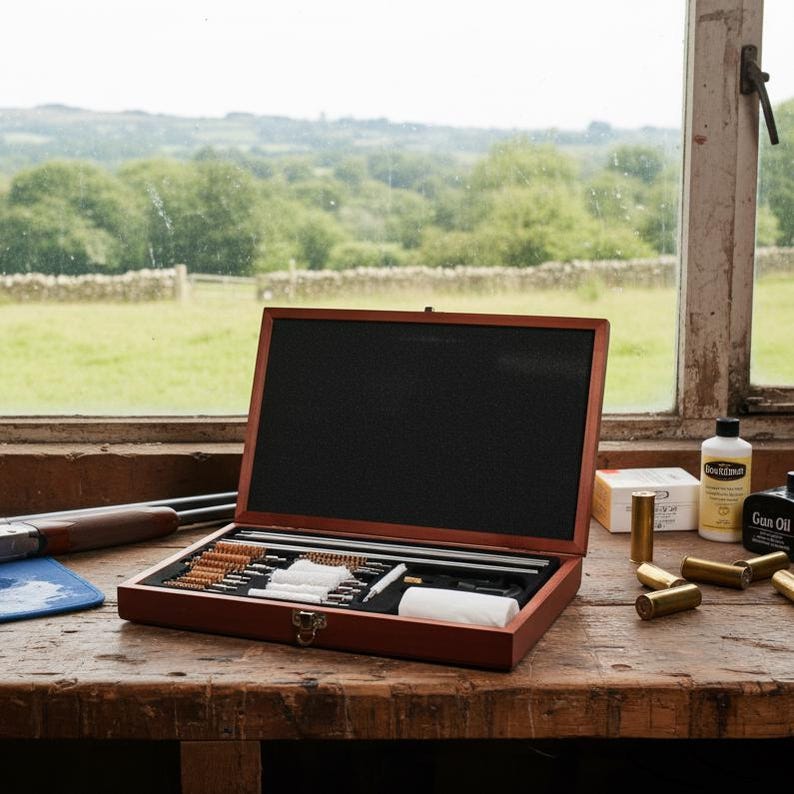 Personalised Shotgun Rifle Air Rifle Cleaning Kit Embossed Initials ...