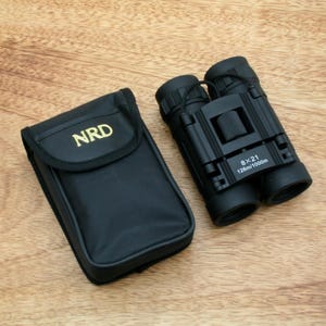 Binoculars 10 x 25 with Personalised Initials Case Christmas Gift
