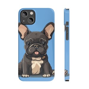 Kopia etui na telefon z motywem buldoga francuskiego - urocze i ochronne etui na Twoje urządzenie