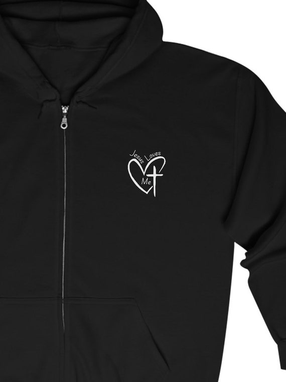 Jesus Loves Me Heart Graphic Sweatshirt Jesus Loves Me Heart Graphic Sweatshirt