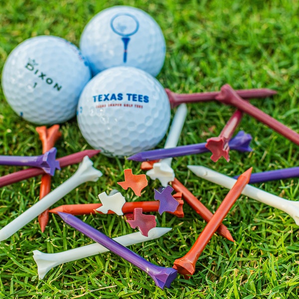 Texas Shaped Golf Tees (x10)