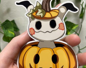 Sticker: Ghost in a Pumpkin