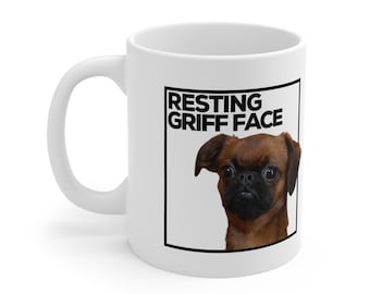 Brussels Griffon - 11oz White Mug