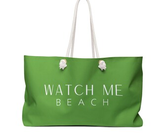 Weekender Bag Green- Watch Me Beach - Beach Bag