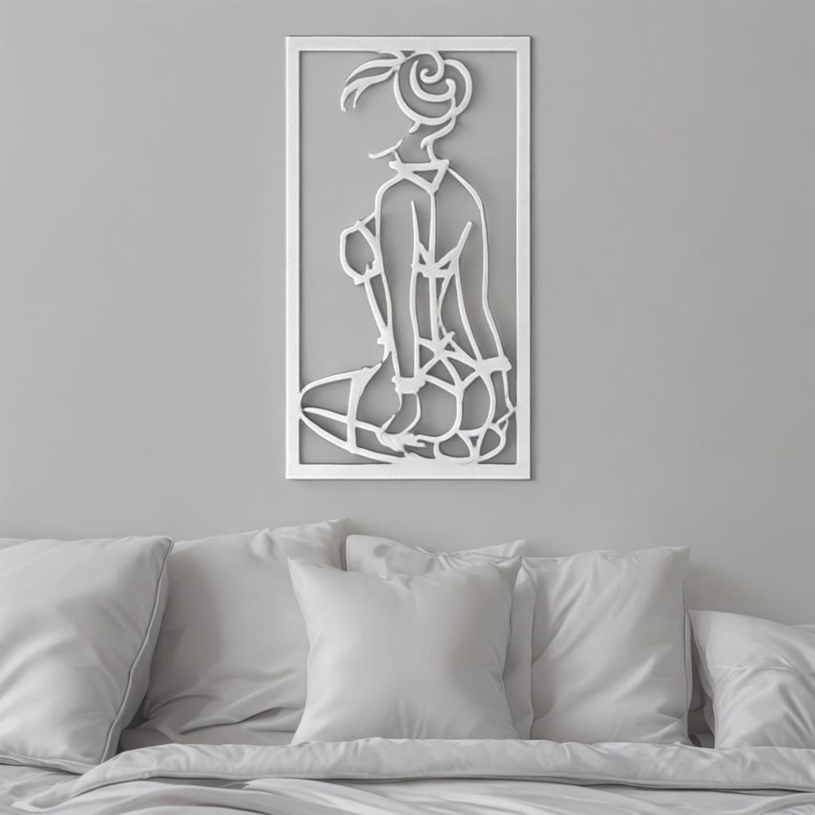 BDSM Erotic Wall Art Set | Sensual Nude Line Drawing | Sexy Bedroom ...