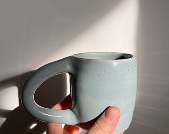 Baby blue mug