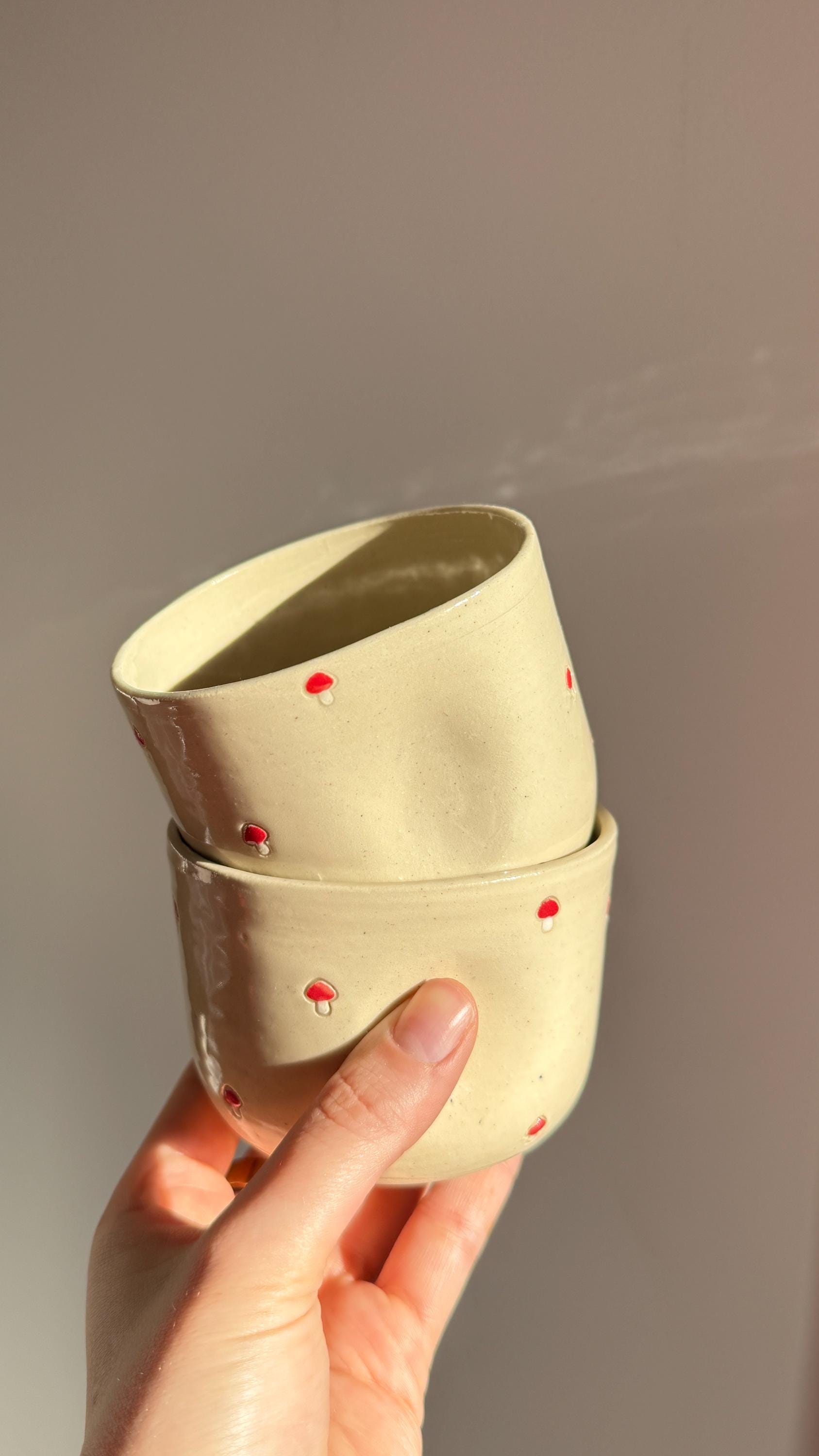Handmade mug “Mushrooms”