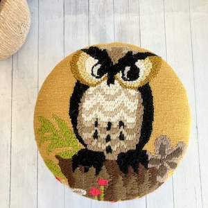 Mid century owl stool