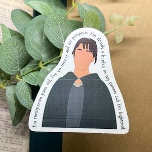 Charlotte Lucas Sticker - Pride and Prejudice - I&#39;m 27 Years Old - Burden to My Parents Sticker