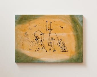 Paul Klee Abstract Modernist Print | Vintage Abstract Wall Decor | Printed and Shipped