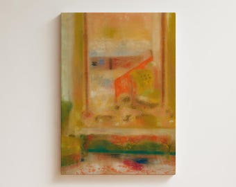 Colorful Abstract Wall Art Print | Vintage Expressionist Painting | Christian Rohlfs | Printed and Shipped