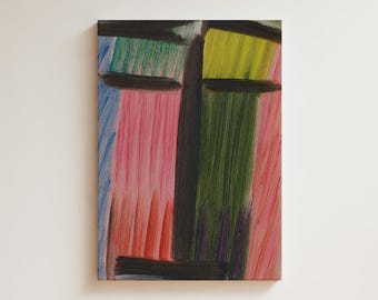 Alexej von Jawlensky Abstract Face Print | Colorful Expressionist Wall Art | Mid Century Modern
