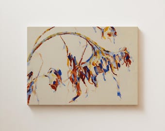 Christian Rohlfs Art Print • Hanging Sunflowers Expressionist Reproduction