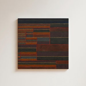 Paul Klee Vintage Art Print: Mid-Century Color Block Geometric Squares