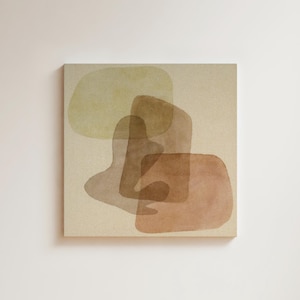 Paul Klee Abstract Shapes Art Print: Neutral Warm Tones, Mid Century