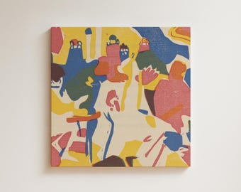 Wassily Kandinsky Colorful Abstract Print – Mid Century Modern Wall Decor