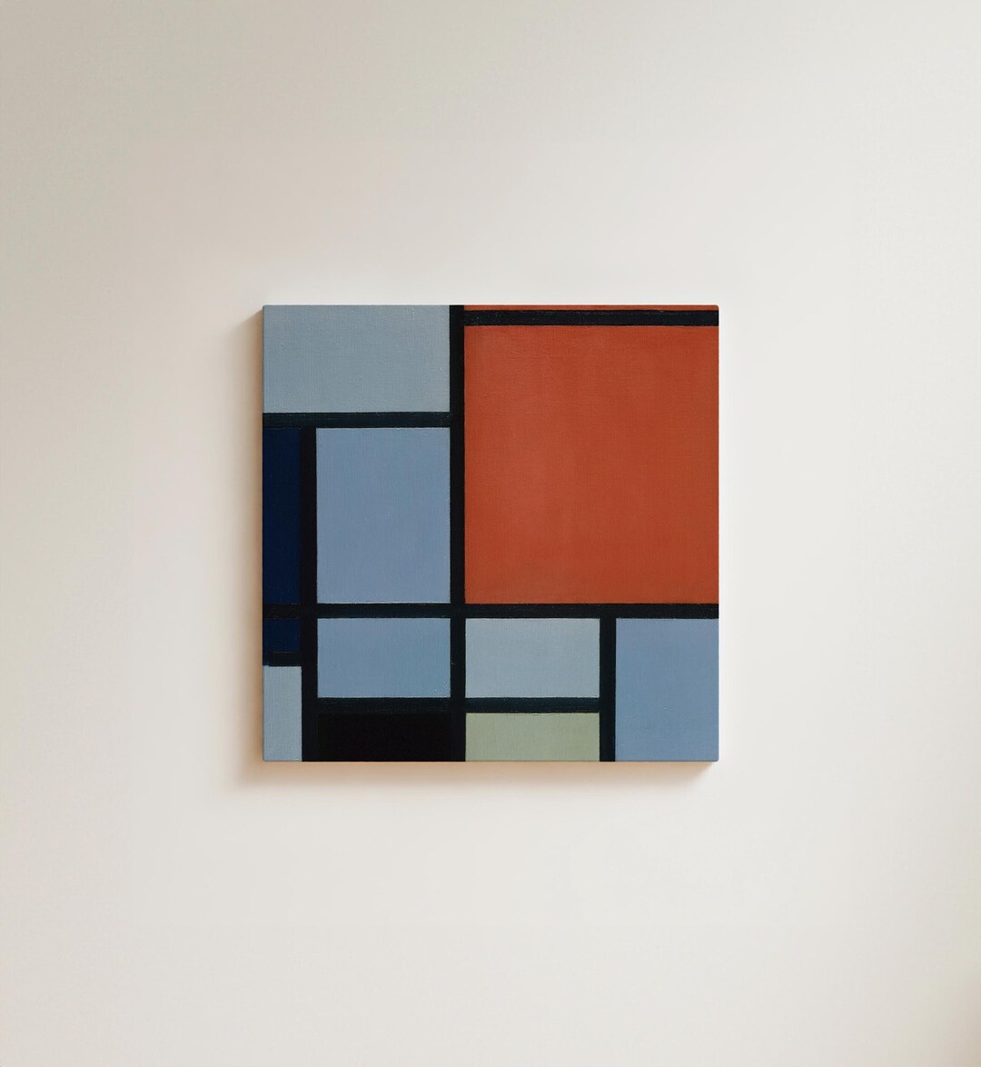 Piet Mondrian Art Print: Mid-century Color Block on Hahnemühle Paper - Etsy