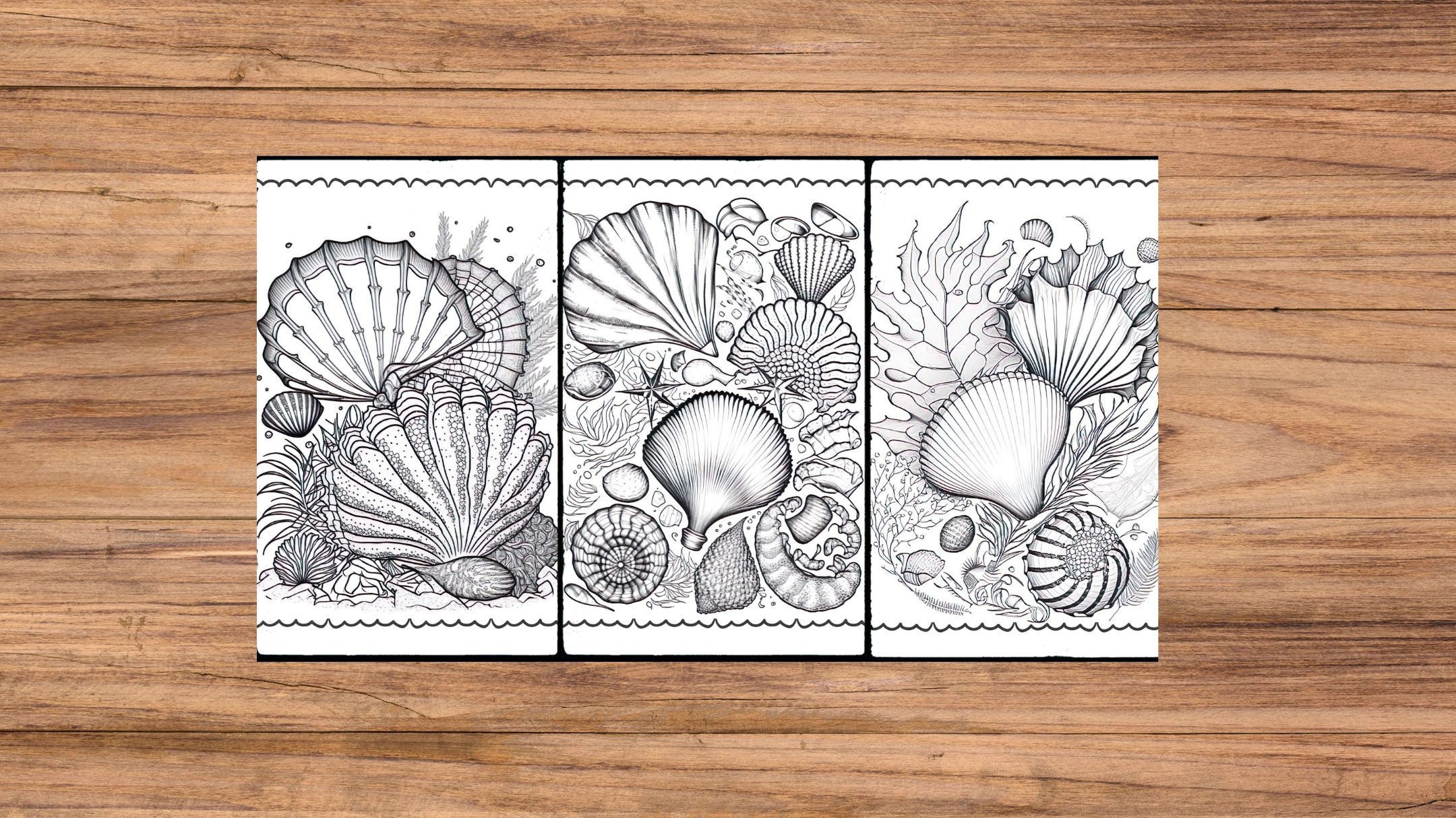 Ocean Coloring Pages Seashells Coloring Pages Coloring for Adult and