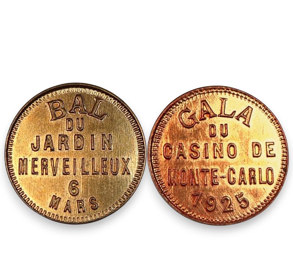 Rare! BAL Token From the Marvelous Garden - Monte-carlo Casino Gala 1925 -  Etsy