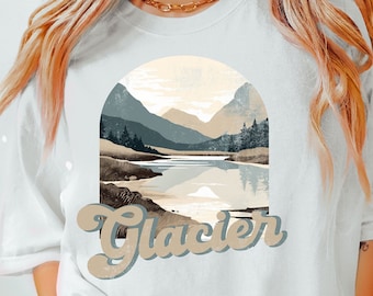 Glacier PNG Parques Nacionales PNG Glacier National Park Design Glacier Digital Print