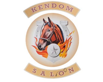 Salón Kendom PNG, Salón Kendom SVG, Diseño de Barbi Ken, Salón Kendom