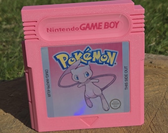 Personalized Nintendo Switch Game Case Giant Retro Cartridge Holder | For 16 Games | Custom Pokemon Sticker & Name Magnetic 3D Printed Gift