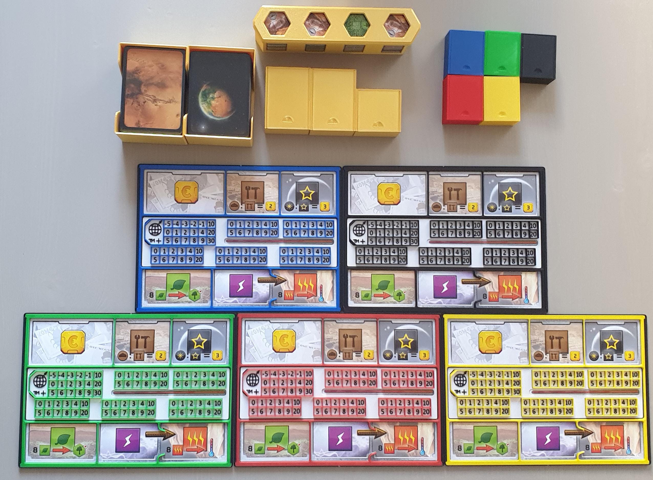 テラフォーミング・マーズ ボードゲームオーガナイザー、カード