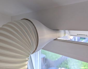 Portable Air Conditioner 150mm Vent Hose Adapter For Tilted Window White Connector Exhaust Nozzle