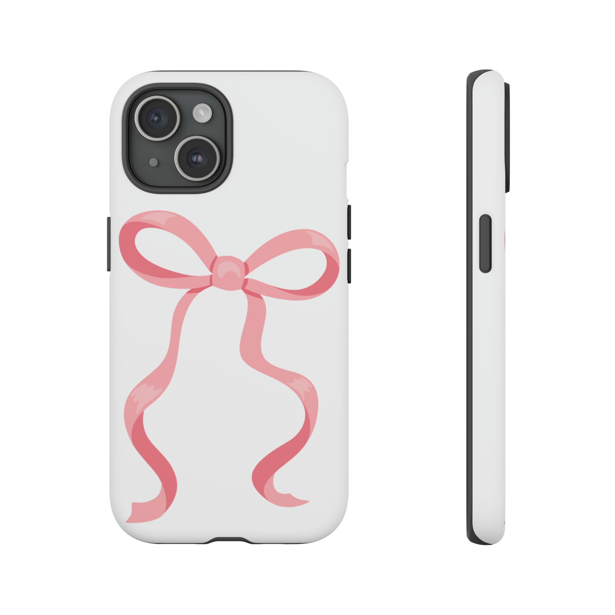 Pink Bow Phone Case, Coquette Bow Phone Case, Phone Case for Her