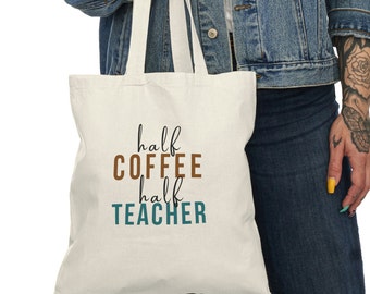 Teacher Canvas Tote Bag, Funny Teacher Tote Bag, Canvas Tote Bag, Teacher Bag, Teacher Gift