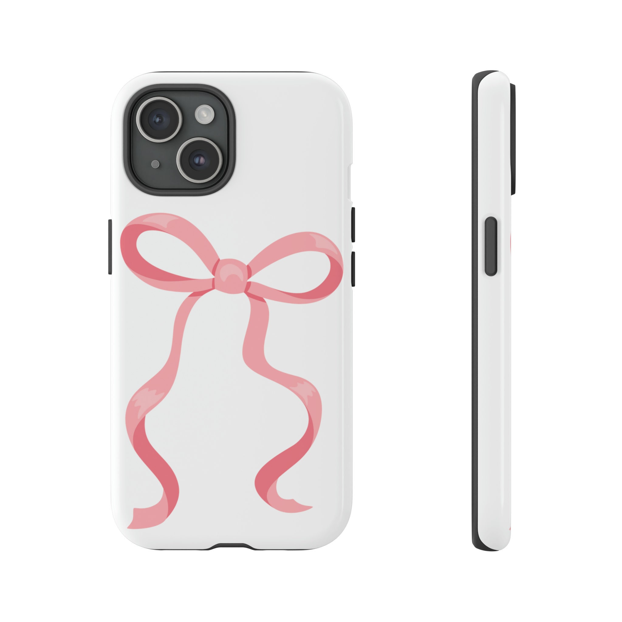 Pink Bow Phone Case, Coquette Bow Phone Case, Phone Case for Her