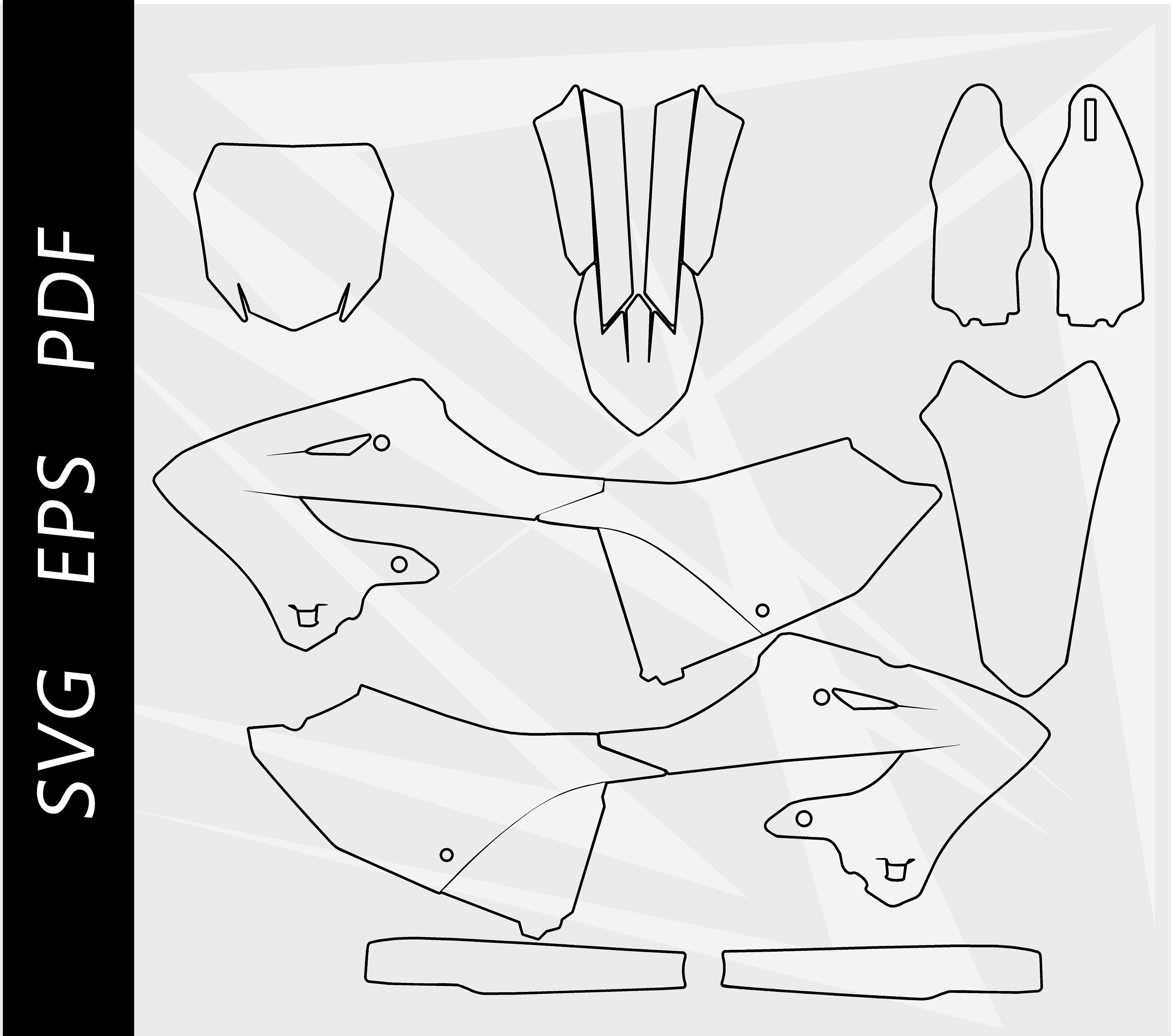 20222023 Yamaha YZ125250 2 Stroke Templates, Dirt Bike Templates 20222023 Yamaha YZ125250 2 Stroke Templates, Dirt Bike Templates