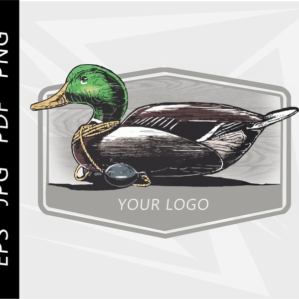 Duck Decoy, Duck hunting , mallard hunting, Waterfowl design, Digital Download