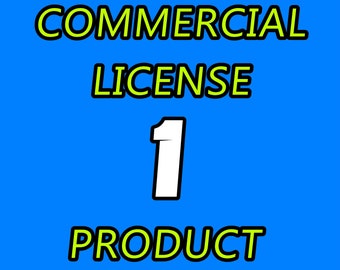 Commercial License For 1 Product On my Store