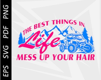 Polaris RZR SVG, 'Best Things In Life' Clipart (Digital Download)