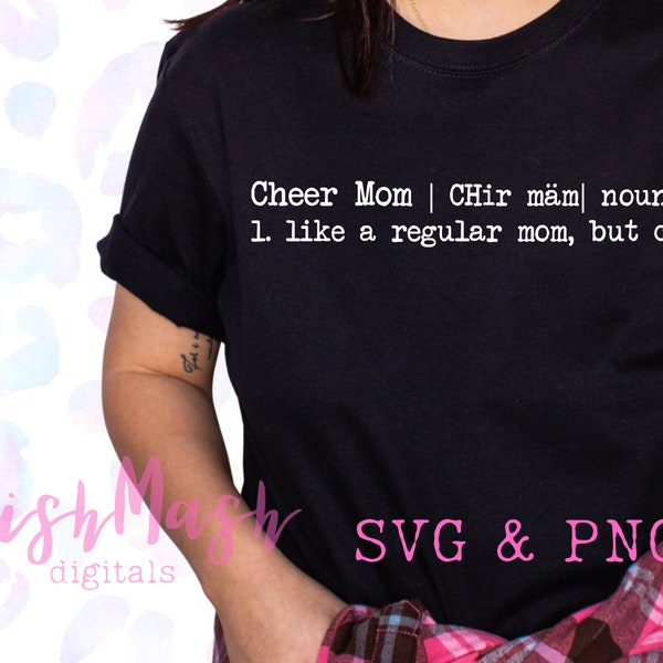 Cheer Mom SVG, Cheer mom like a regular mom but cooler SVG