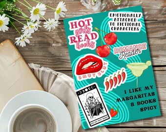 Kindle Insert for Clear Case Girly Red Blue Spicy Romance Book Kindle Paperwhite Case Printable Kindle Cover Bookish Kindle Decor
