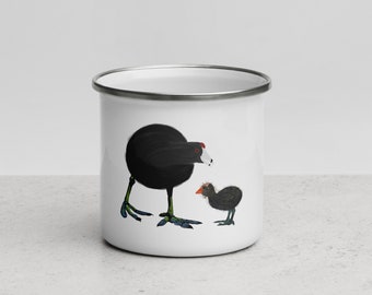 American Coot Enamel Mug