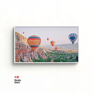 Samsung Frame TV Art, Hot Air Balloon, Instant Download, Cappadocia, Frame TV Art, Samsung Art TV, Digital Download for Samsung Frame