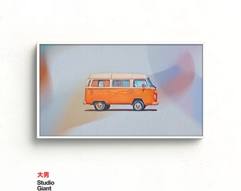 Vintage Volkswagen Van Kunst für Samsung Rahmen TV (Digitaler Download)