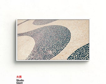 Copacabana Beach Samsung Frame TV Art: Rio Modern Painting (Digital Download)