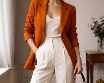 Vintage Ungaro Solo Donna Cashmere Wool Blazer Eclectic Grandpa Indie Sleaze 8