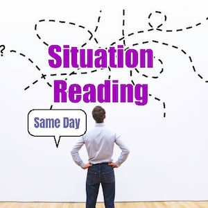 Same Day Situation Tarot Card Reading, Tarot Card Reading, Tarot Reading, Card Reading, Psychic Reading, Psychic, Oracle